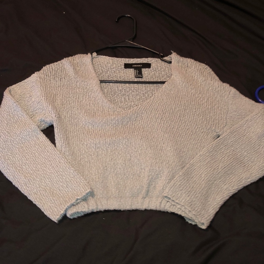 Knit crop top